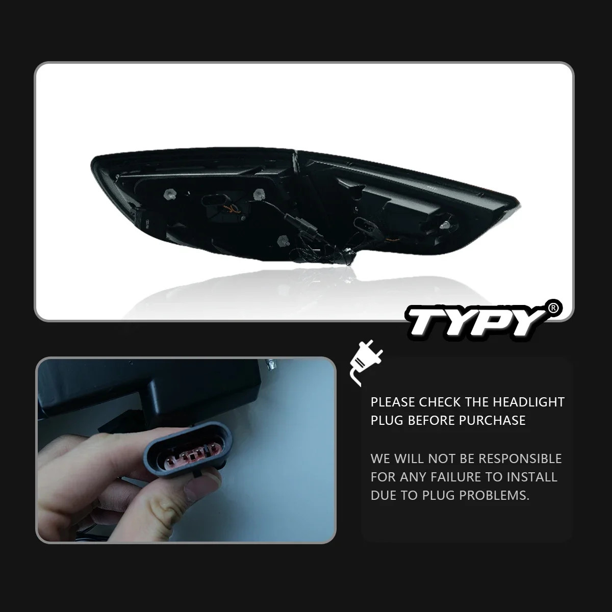 LED Tail light Assembly For Maserati Quattroporte 2013-2021 LED Rear Turn Signal