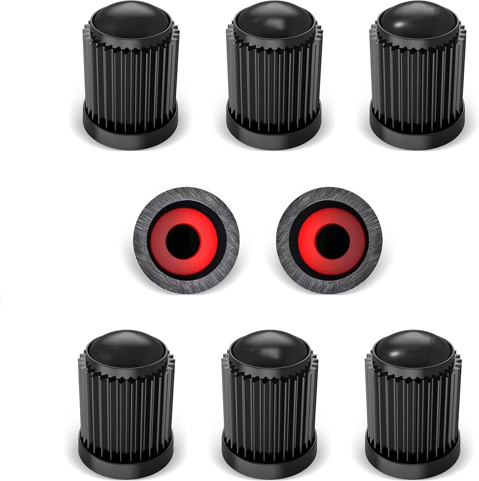 Dust Cap Microscope 8 Pack quality dust caps for car tyres, screw caps for cars, SUV ...