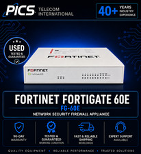 Fortinet FortiGate 60E FG-60E Network Security Firewall Appliance