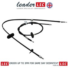 Pair of Handbrake Cables Vauxhall Astra Mk6 2010 to 2016 NEW 13409696 13409697