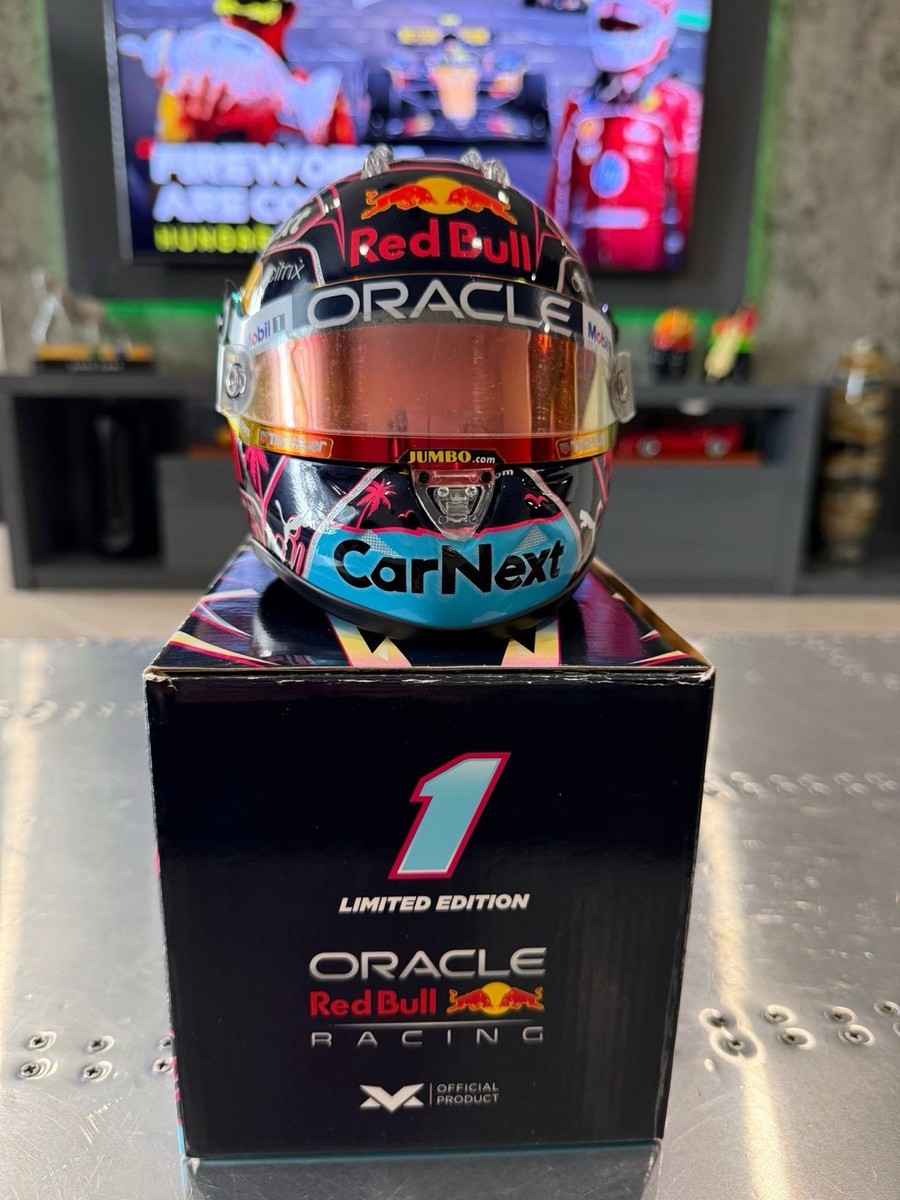 Max Verstappen 2022 Miami Grand Prix 1:2 Scale Helmet Red Bull