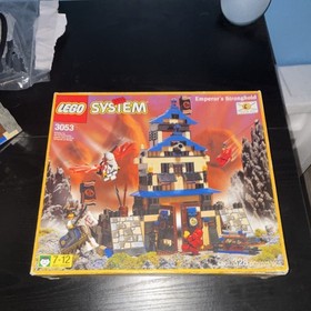 Lego 3053 NINJA Emperor&rsquo;s Stronghold Castle + Box + Manual (missing 7 pieces!!)