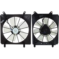 Radiator Cooling Fan and A/C Condenser Cooling Fan For 2007-2011 Honda Element