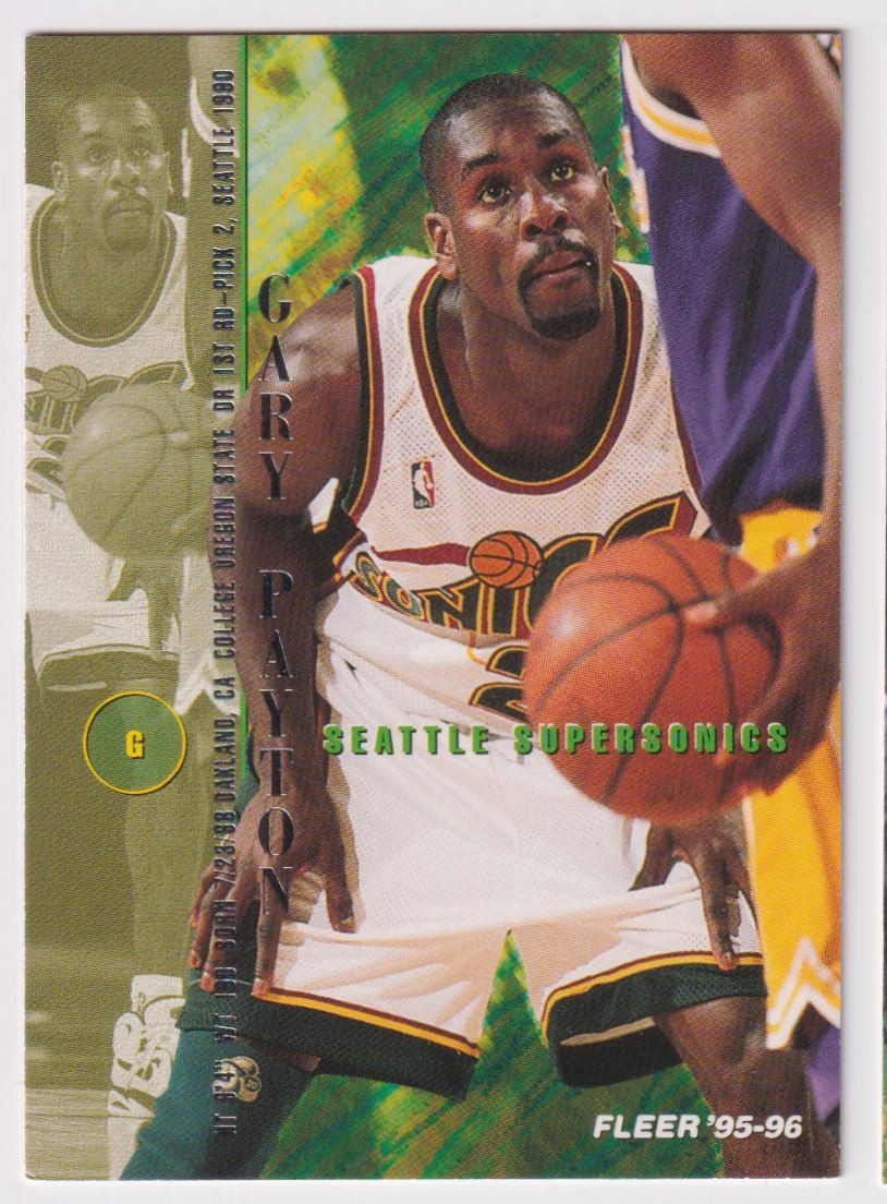 1995-96 Fleer Gary Payton Seattle SuperSonics #255