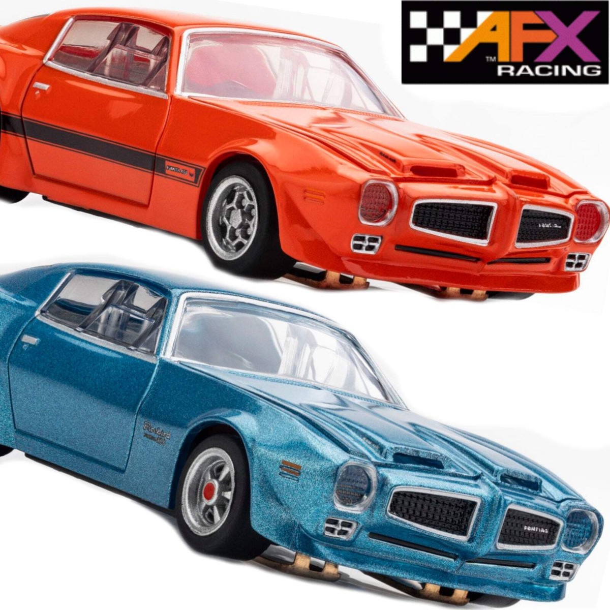 AFX Pontiac Firebird Formula 400 Blue Orange HO Slot Car
