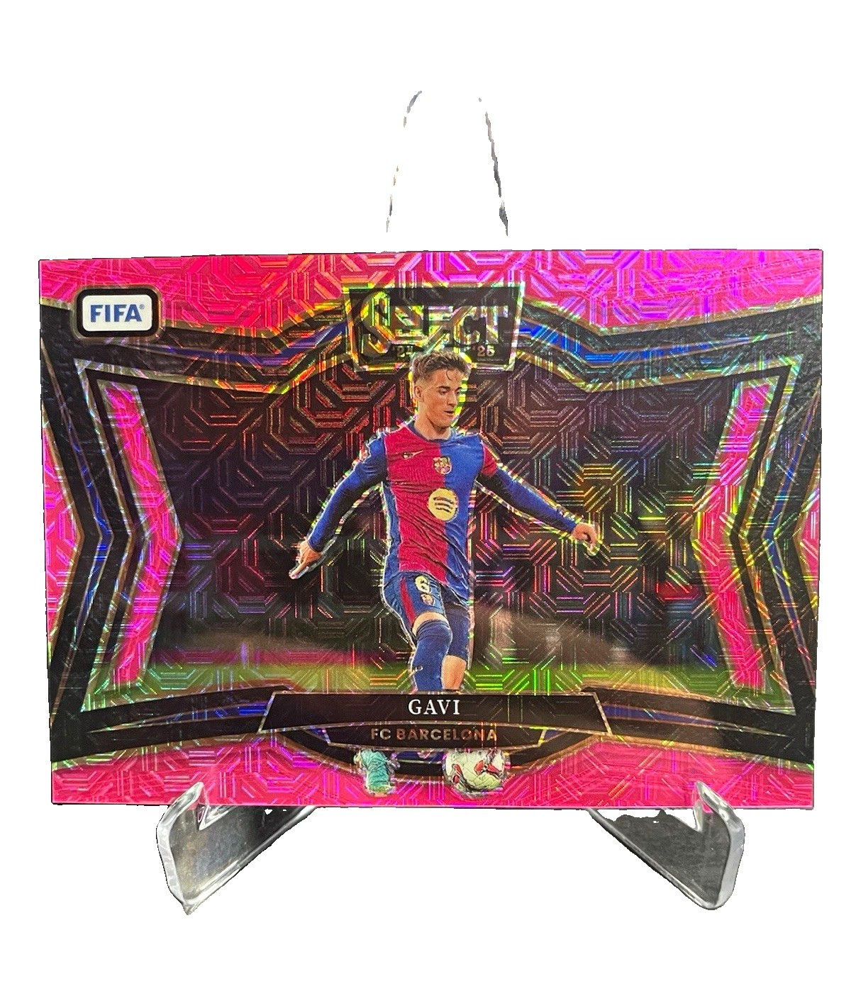 Panini 2024-25 Select FIFA Field Level Gavi #242 FC Barcelona Pink Mojo /299