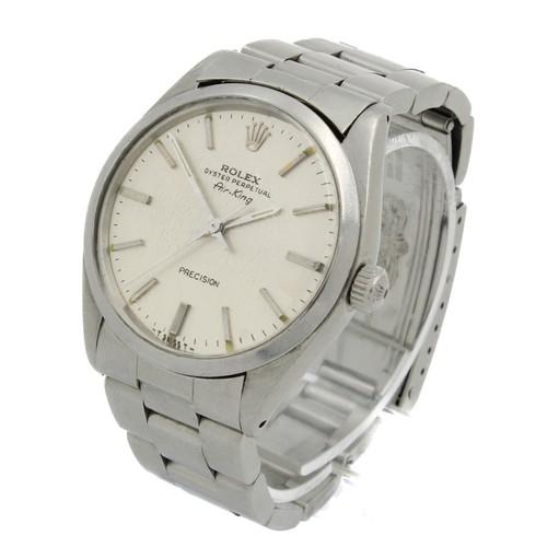 Vintage Rolex Oyster Perpetual Air-King Ref. 5500 Silver Dial 34mm #W161159-1