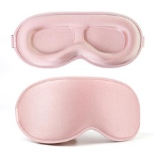 3D Sleep Eye Masks for Side Sleepers Men , Zero Pressure Lash Friendly Blacko...