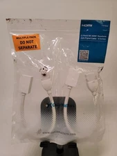 8K HDMI Keystone Jack Pigtail Cable - 8 Inches - 2-Pack