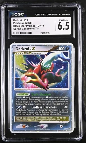 2008 Black Star Promos #DP19 Darkrai LV.X CGC 6.5