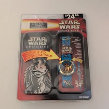 Star Wars Episode 1 Jar Jar Binks Talking Character Watch Sealed/Rare Nelsonic