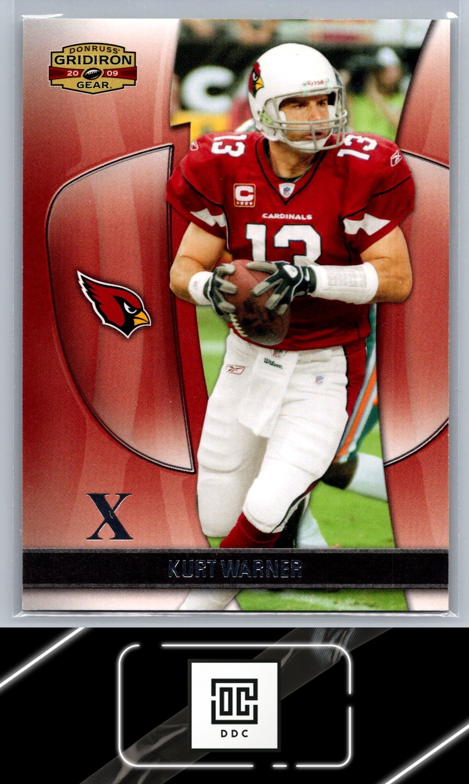 2009 Donruss Gridiron Gear #52 Kurt Warner Silver X's #/250