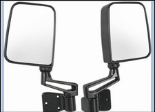 Right Side View Mirrors with Black Cover Compatible with 1987-2002 Jeep Wrangler