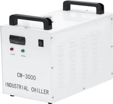 9L CW-3000 Thermolysis Industrial Water Chiller - CNC/60W/80W CO2 Laser Engraver