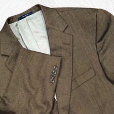 Hart Schaffner Marx Loro Piana Cashmere Blazer 42R Brown Herringbone