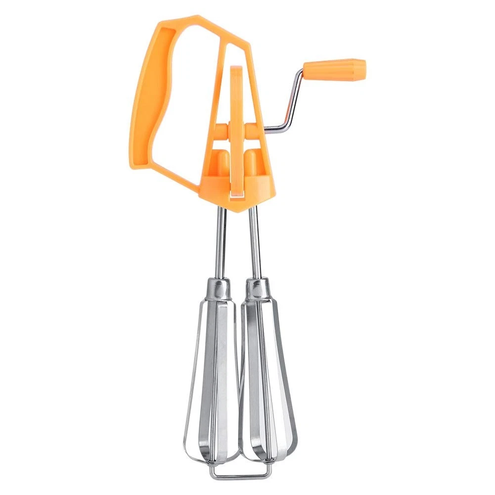 Stainless Steel Egg Beater Hand Crank, Rotary Hand Egg Beater, Whisk Blender ...
