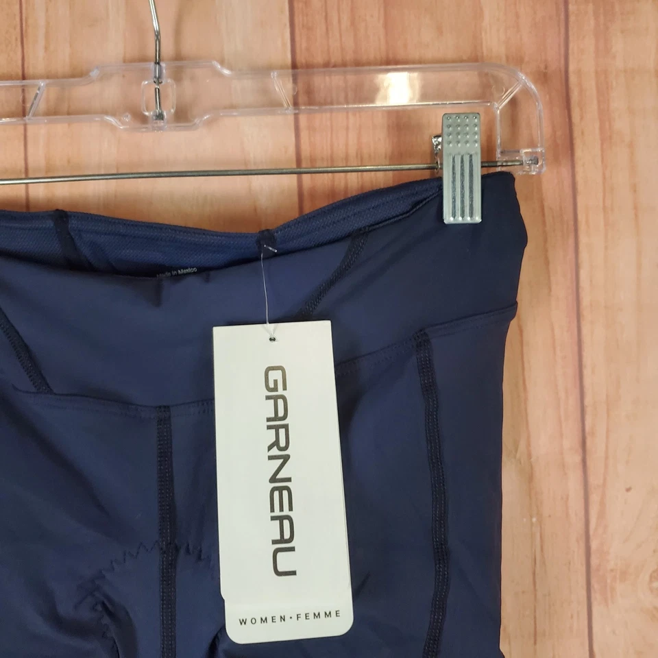 Louis Garneau Neo Power Motion Cycling Shorts Womens Large Navy Blue Padded - Image 4 of 4