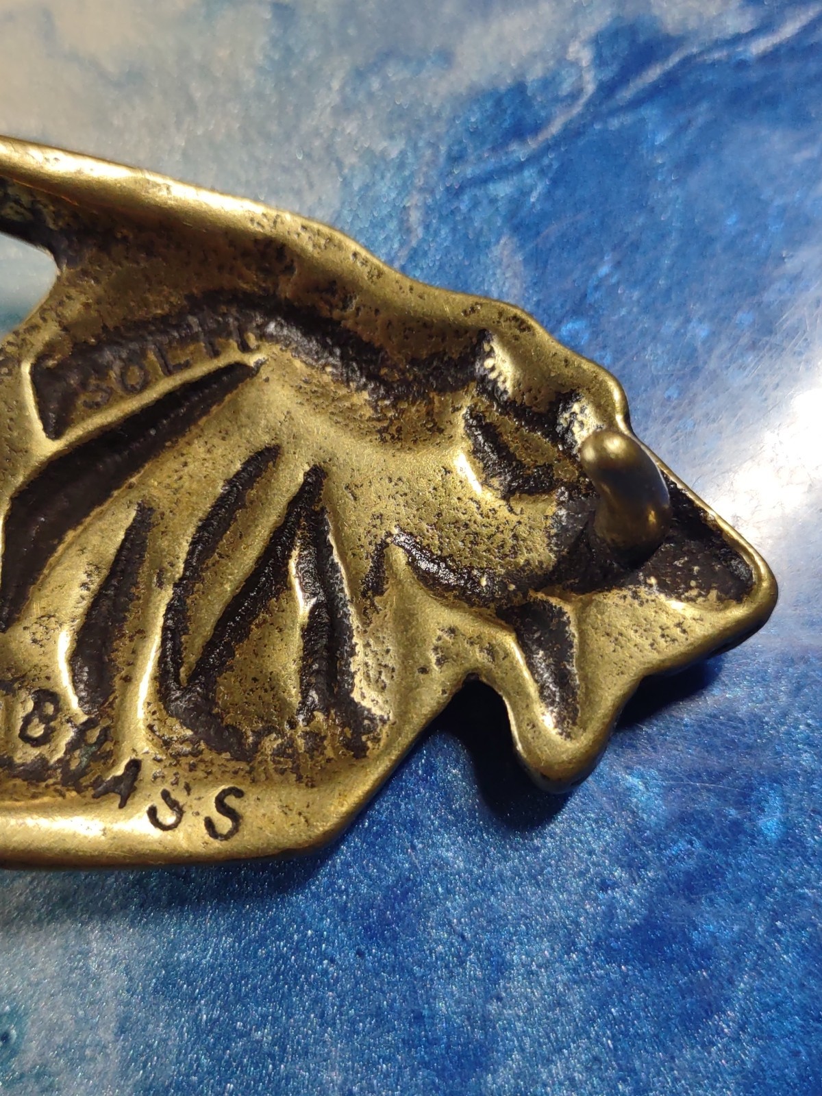 Trinity Solid Brass Belt Buckle Roaring Lion Head… - image 10