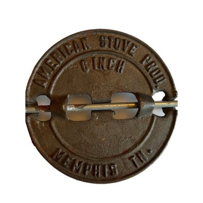 Vintage New Old Stock American Stove Prod Memphis TN 6'' Stove Damper Spring Pin