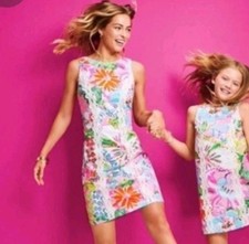 Lilly Pulitzer Target Dress Women's SZ 10 Nosey Posie Multicolored Floral Beachy