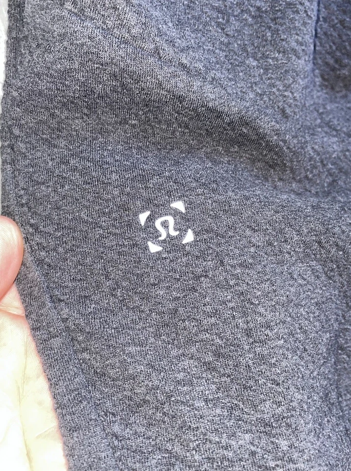 Joggers masculinas Lululemon At Ease texturizadas malha dupla algodão GG - Imagem 2 de 4