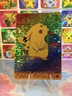 Pokemon Pikachu Vintage Pocket Monsters Vending HOLO Prism Sticker 1998 bandai