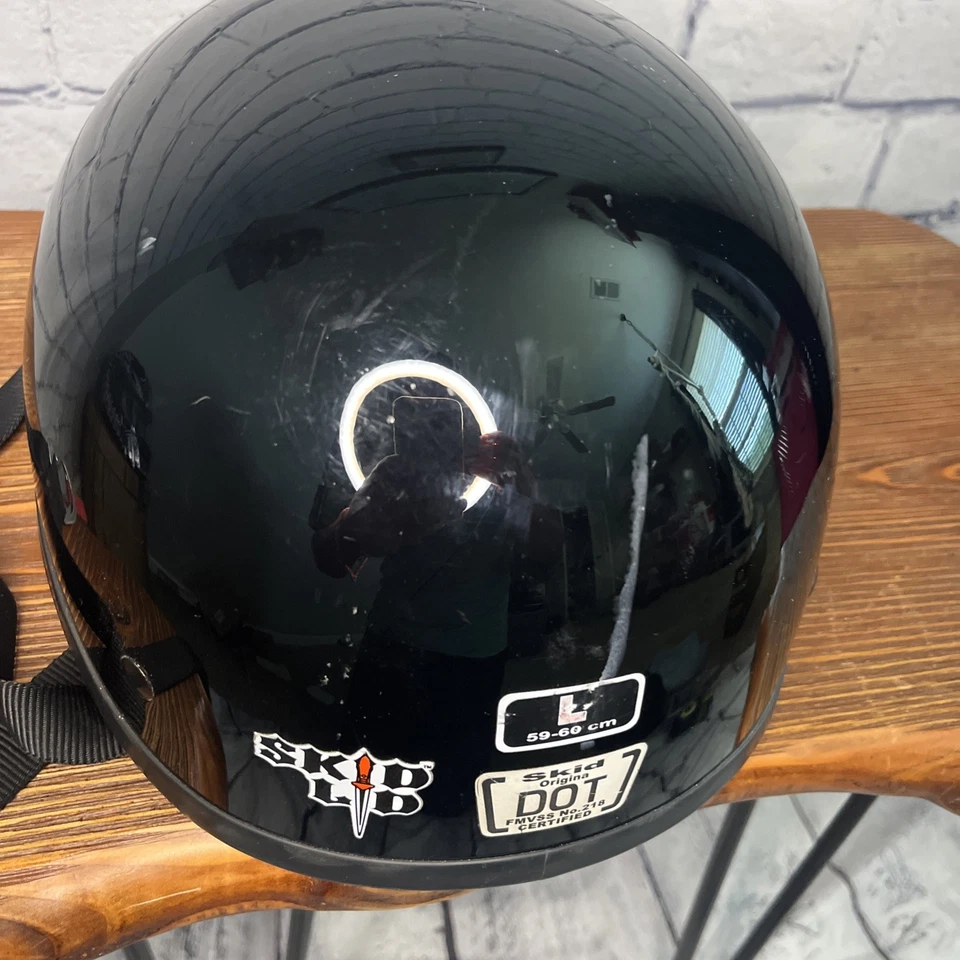 CASCO TRADICIONAL TAPA ANTIDESLIZANTE NEGRO TALLA L Grande  Foto 3 de 4