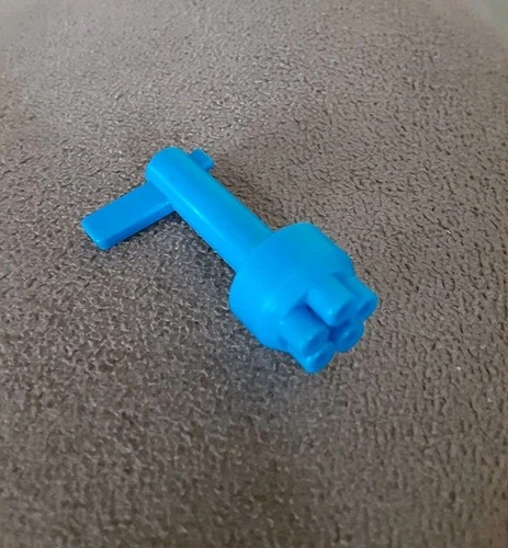 Tmnt Foot Cruiser Teenage Mutant Ninja Turtles Blue Rotatin Gatling Gun Set 1989