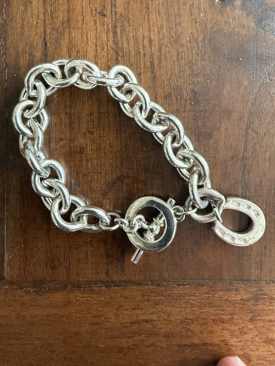 Ralph Lauren Sterling Silver Plate Horseshoe Bracelet | eBay