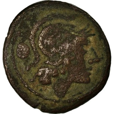 Monnaie, Anonyme, Triens, Roma, TB+, Bronze - Photo 1/2