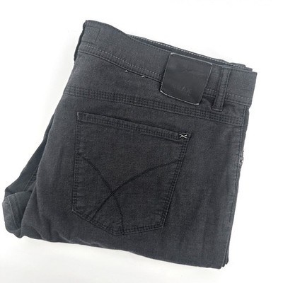 BRAX Feel Good Cooper Fancy Mens 38x34 (Fits 36x32) Gray Black Pattern Reg Pants