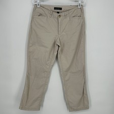 Lauren Jeans Co Ralph Lauren Pants Womens 8 Beige Straight Fit Khaki Tapered