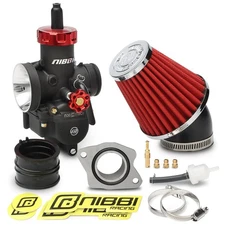 NIBBI PE30 Carburetor for Hawk 250 Dirt Bike, Air Filter Intake Manifold Upgrade