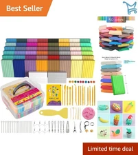 Polymer Clay 50 Colors Set Kids Adults DIY Craft Modeling Clay Kit