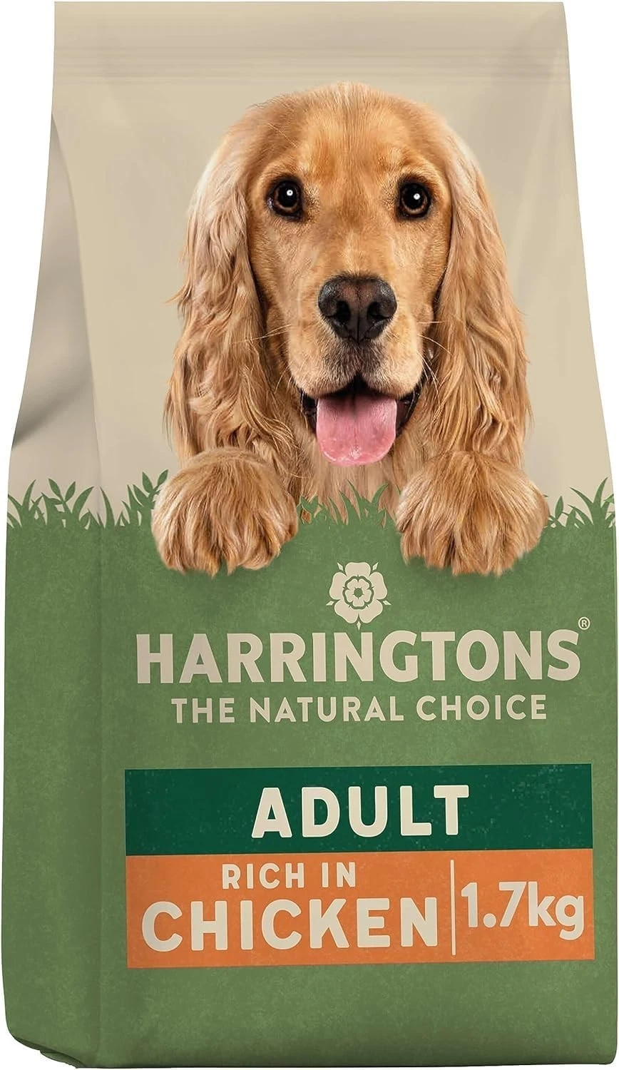 Harringtons Complete Dry Adult Dog Food Chicken & Veg 1.7Kg (Pack of 4) - Made W