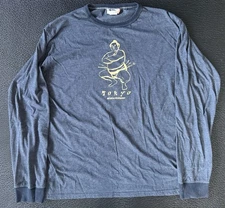 Quicksilver Development Tokyo Sumo Long-Sleeve T-Shirt Vintage Size Large