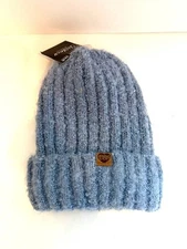 The Christmas Shoppe Hobby Lobby Blue Knit Hat Adult One Size NWT
