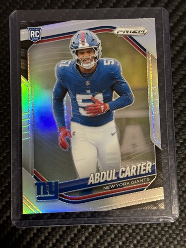 2025 Panini Prizm Abdul Carter #394 Silver Prizm Rookie RC SP New York Giants