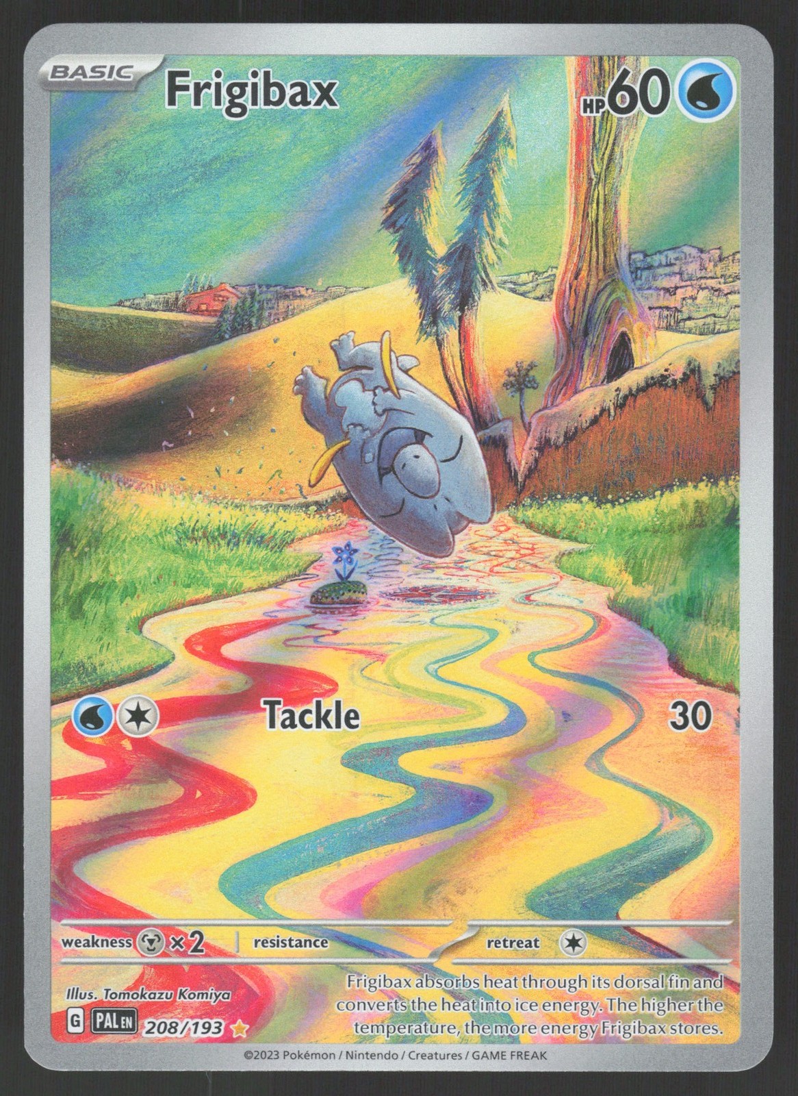 Frigibax 208/193 Illustration Rare Pokemon TCG Paldea Evolved NM