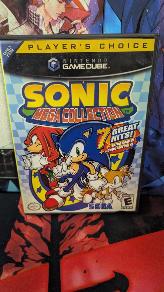 Sonic Mega Collection (GameCube, 2002) - Complete CIB W/ Manual Tested Working  - Image 2 of 4