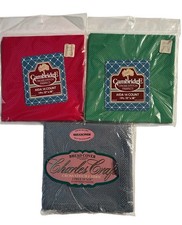 NEW Cross Stitch Fabric Cambridge Red & Green 12x18 Charles Craft Blue 18x18