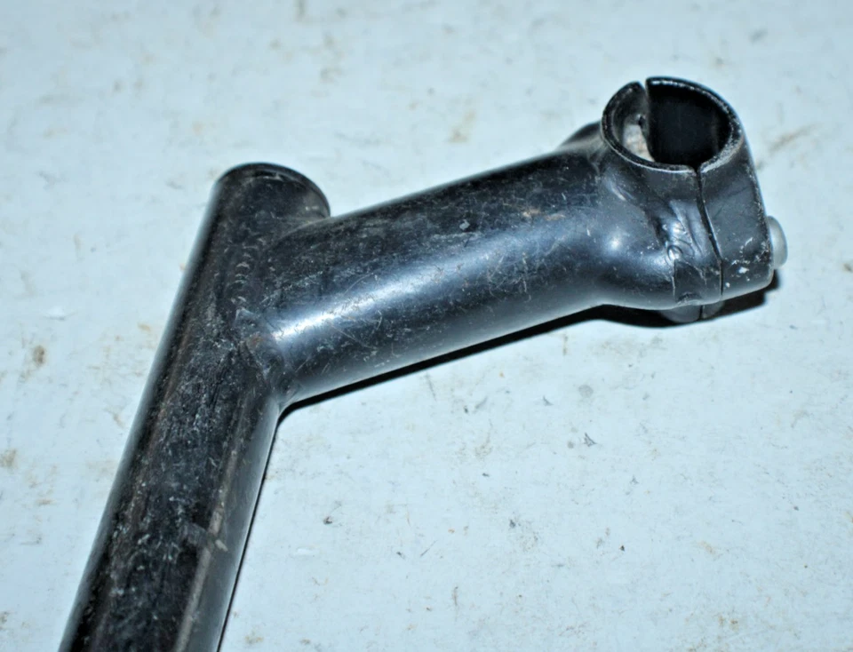 Vintage 1" Quill Bike Stem Black 90mm 27º Rise 25.4mm Steel MTB Hybrid Ships USA - Image 3 of 4