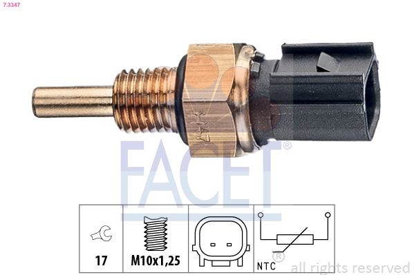 Facet 7.3347 Sensor, KüHlmitteltemperatur FüR Honda-image