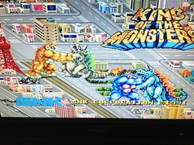 Rare Neo Geo AES  KING OF THE MONSTERS SNK ROM Cartridge only Tested from Japan