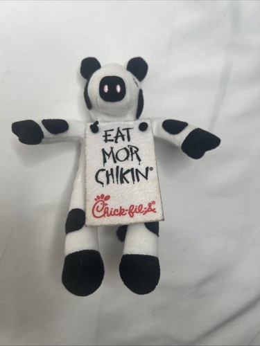 Chick-fil-A Cow Stuffed Plush Toy Eat Mor Chikin 5"