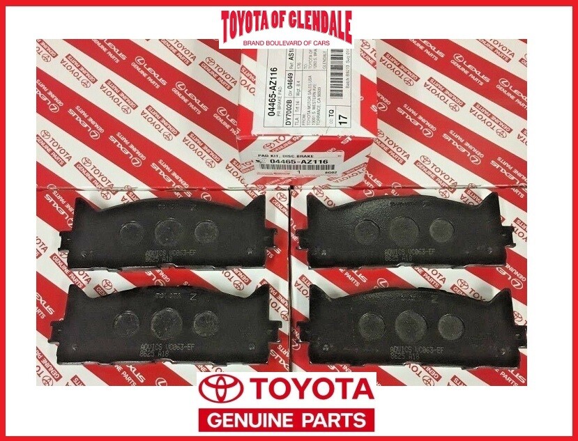 2007-2017 TOYOTA CAMRY FRONT CERAMIC BRAKE PADS GENUINE OEM NEW