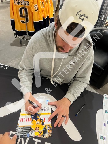 Roman Josi autographed signed 8x10 photo NHL Nashville Predators JSA COA - Picture 2 of 2