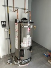 Rheem G75-125 Universal 75 Gallon Commercial 125K Gas Water Heater - Gray  for sale online | eBay