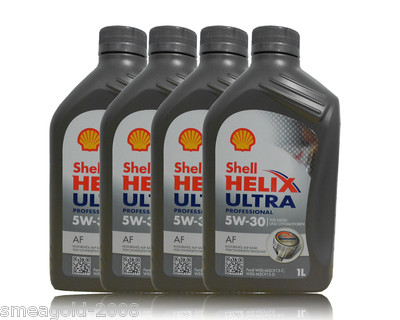 Shell Helix Ultra Professional  AF 5W 30 4x1 Liter  Motoröl Ford A5/B5 WSS-913-D