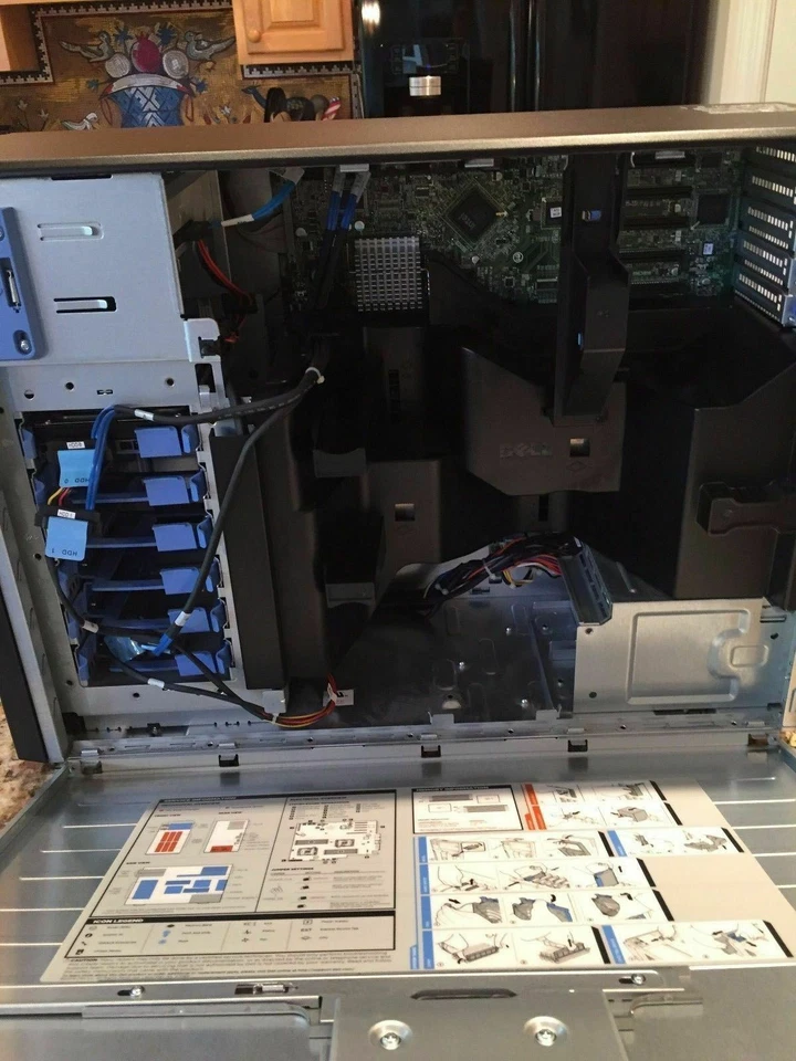 Dell PowerEdge T410 2XHEX Core X5650 2.66Ghz 64GB DDR3 RAM 4X 146GB SAS DVD/RW - Image 3 of 3